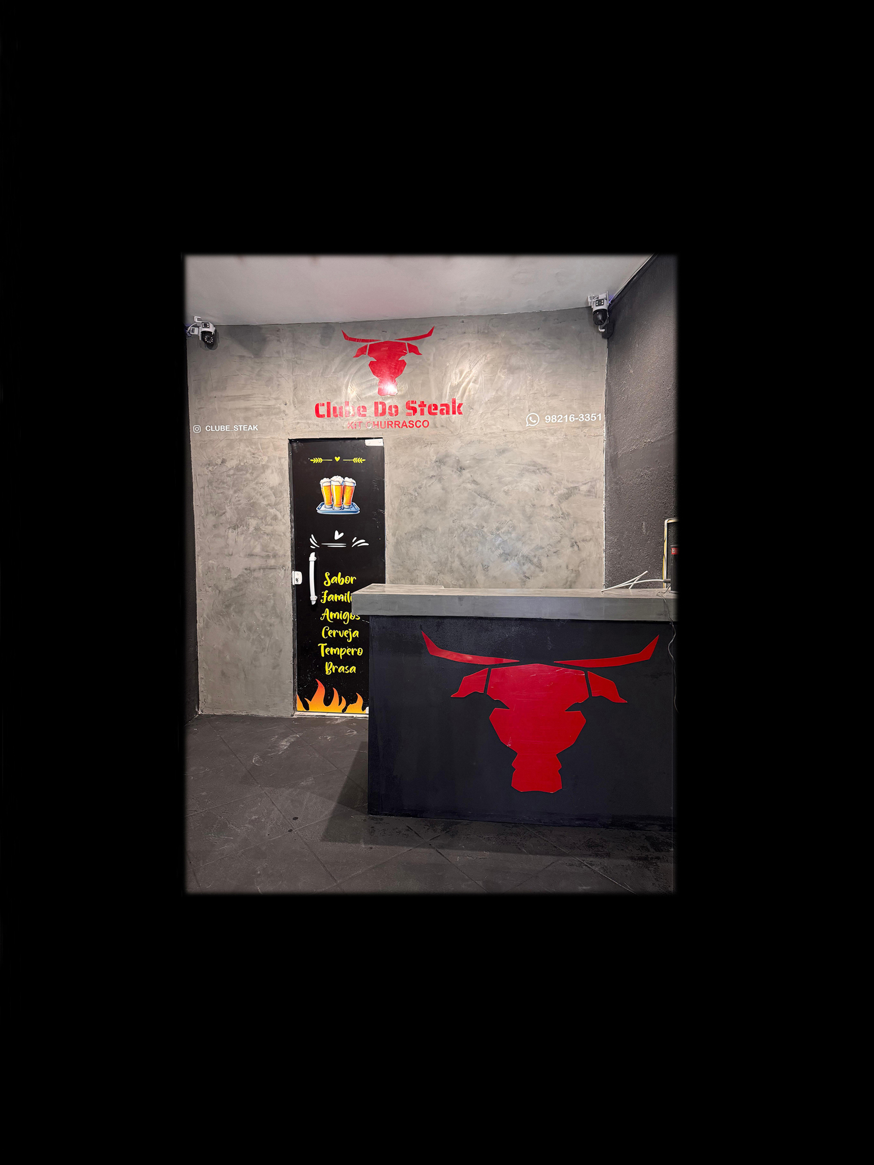 Logo 3D Clube do Steak